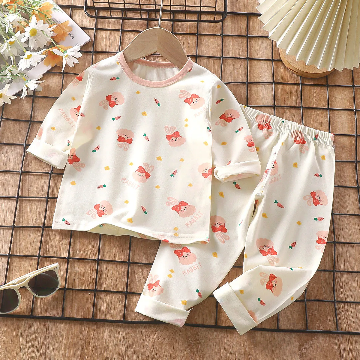 Soft & Breathable Spring Cotton Baby Underwear - Unisex Cartoon Home Wear
