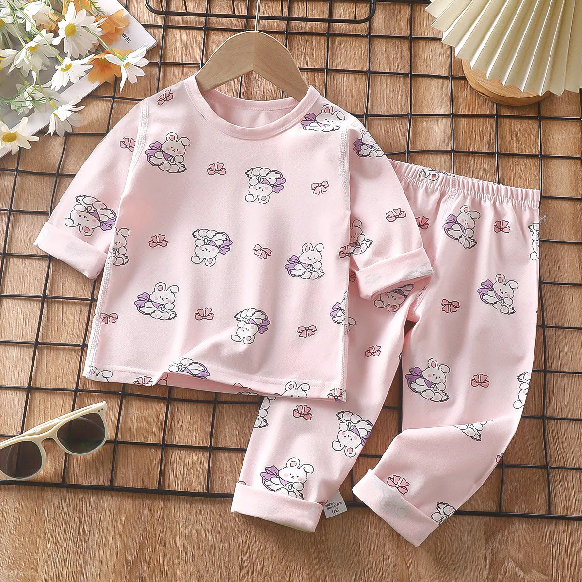 Soft & Breathable Spring Cotton Baby Underwear - Unisex Cartoon Home Wear
