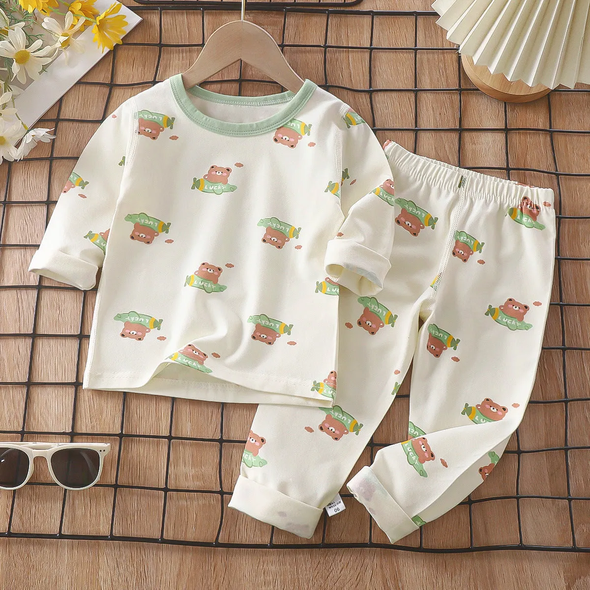 Soft & Breathable Spring Cotton Baby Underwear - Unisex Cartoon Home Wear