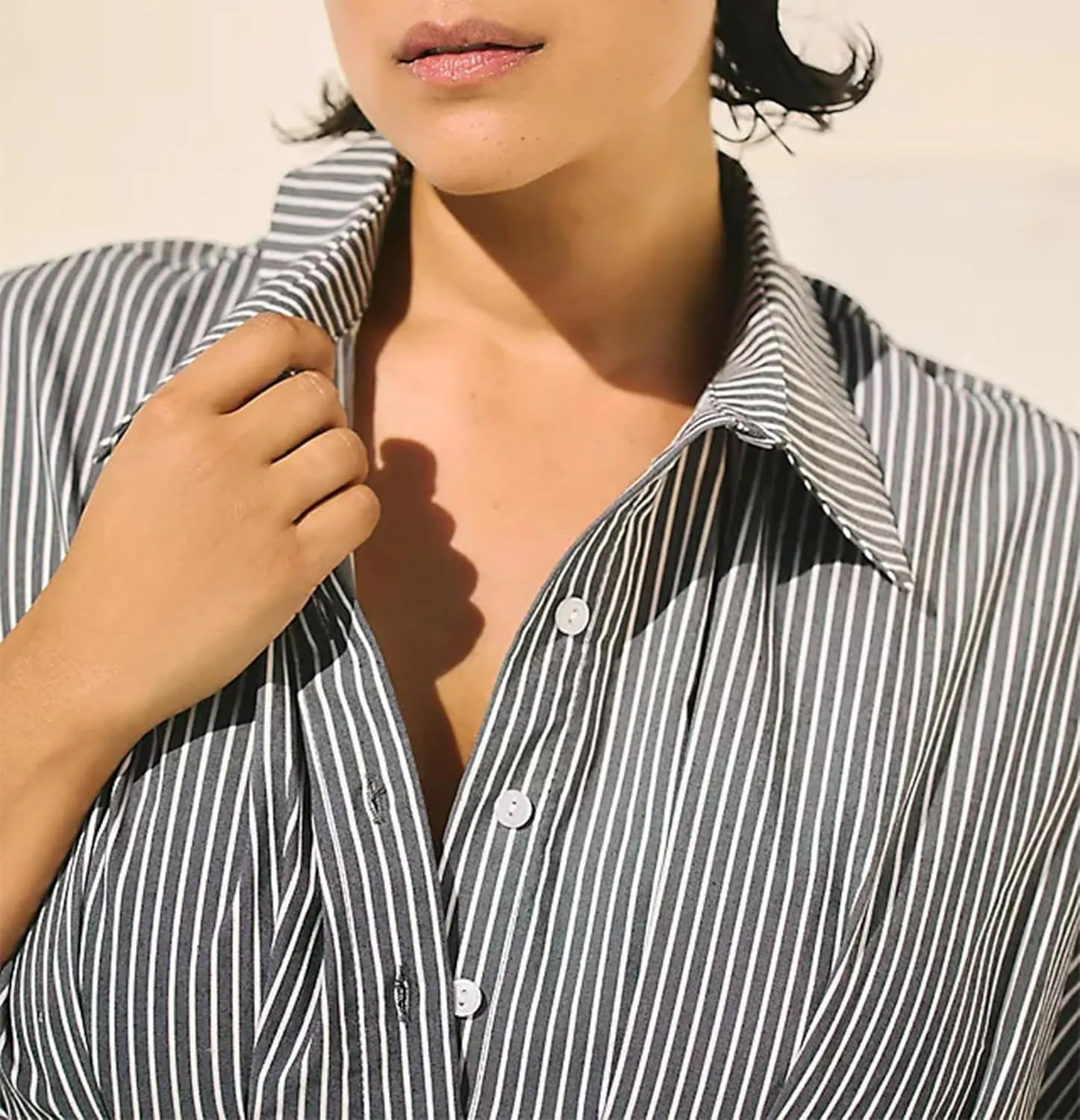Women Button Front Pleated Shirt Dresses Summer Casual Short Sleeve Pleated Blouse Mini Dress