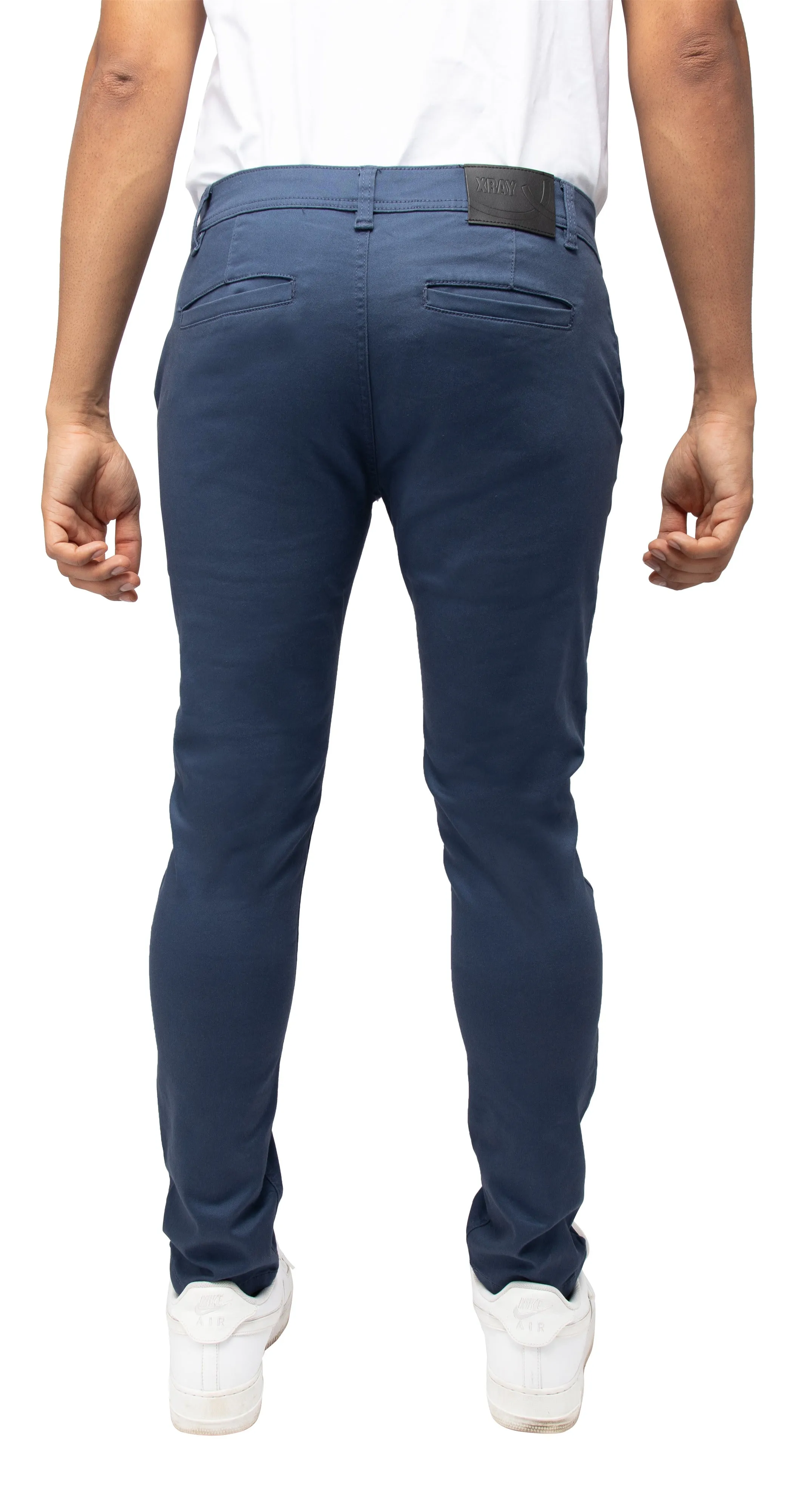 X RAY Men's Slim Fit Stretch Colored Five Pocket Denim Commuter Pants Big & Tall Available