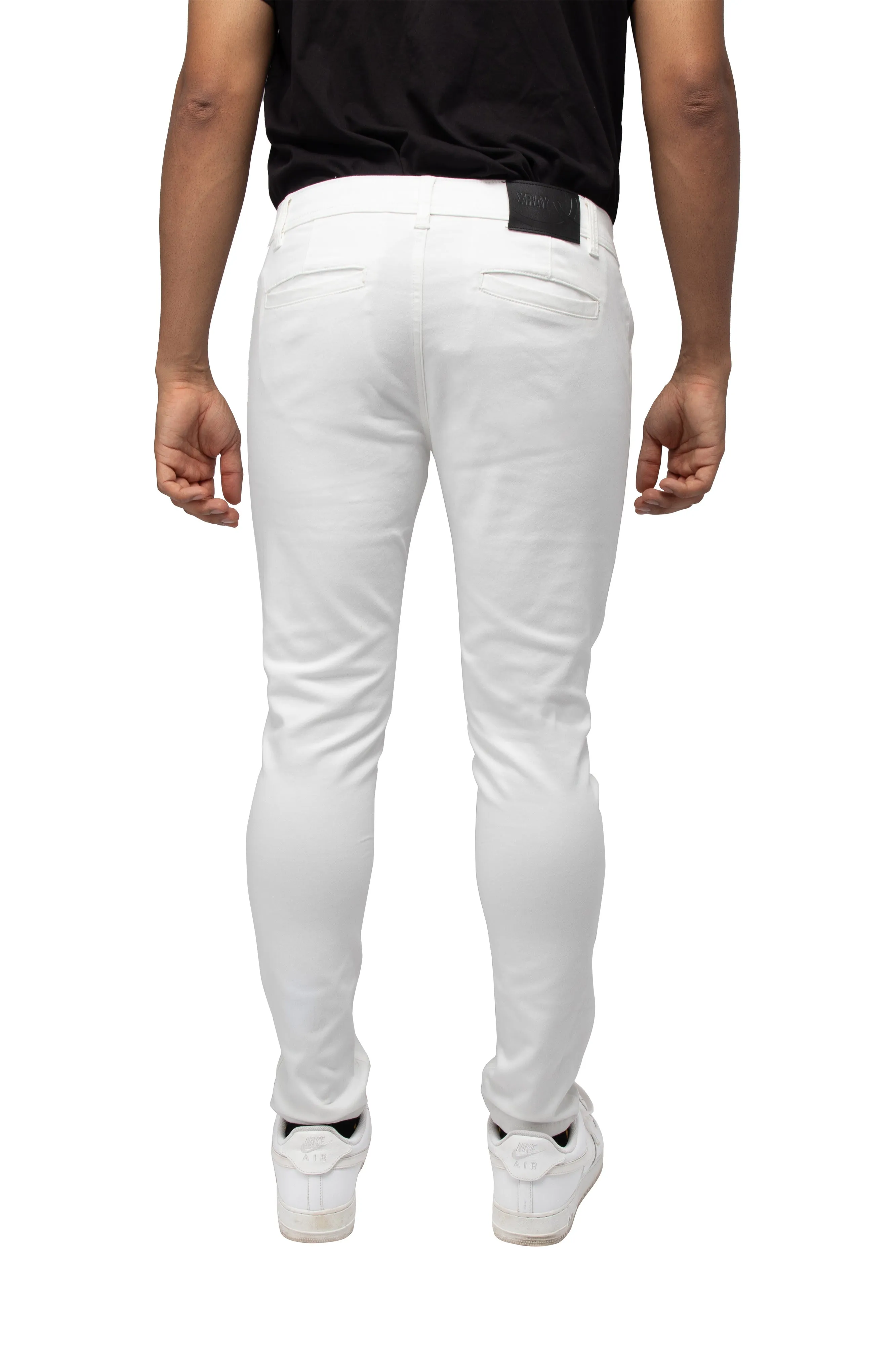 X RAY Men's Slim Fit Stretch Colored Five Pocket Denim Commuter Pants Big & Tall Available