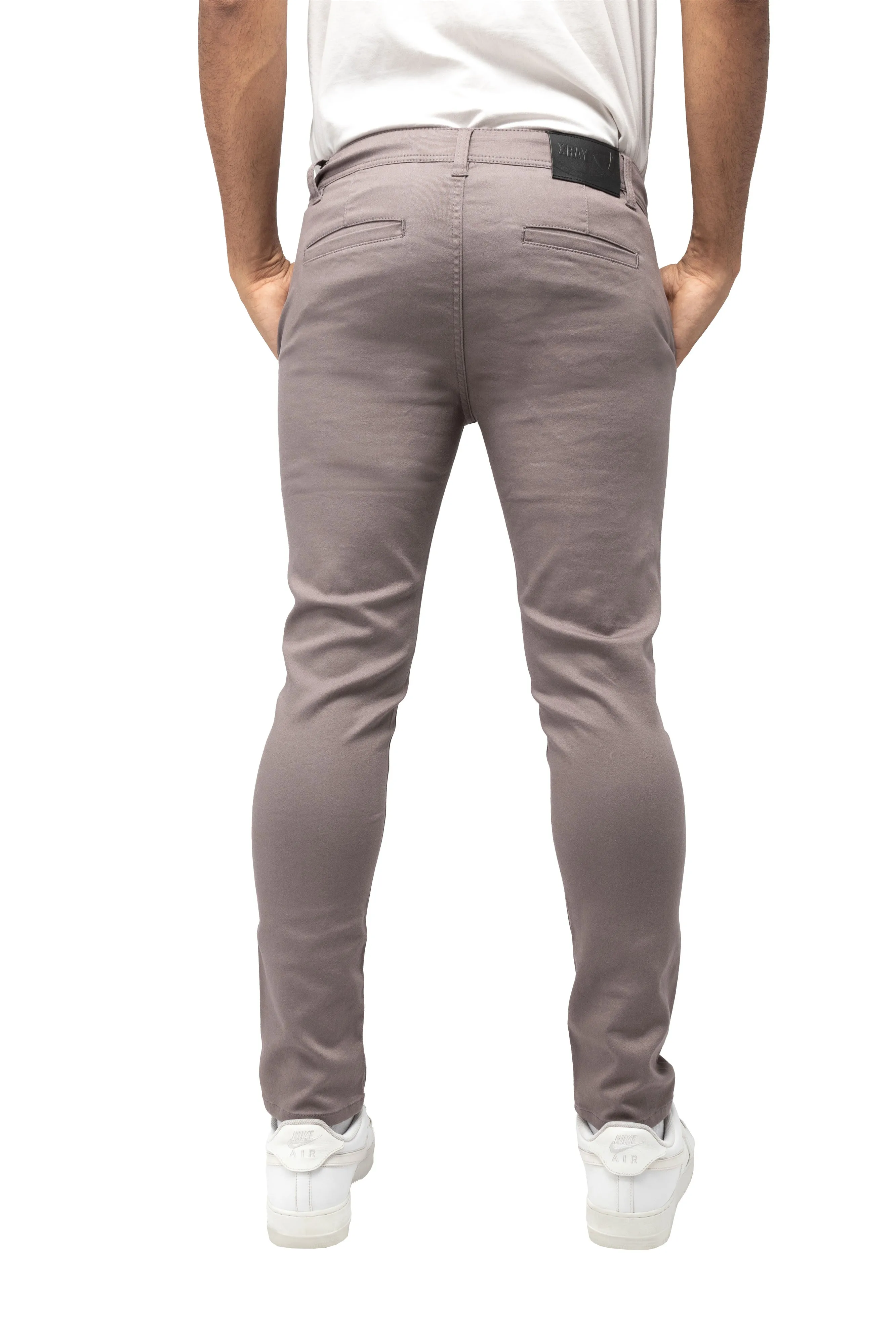 X RAY Men's Slim Fit Stretch Colored Five Pocket Denim Commuter Pants Big & Tall Available