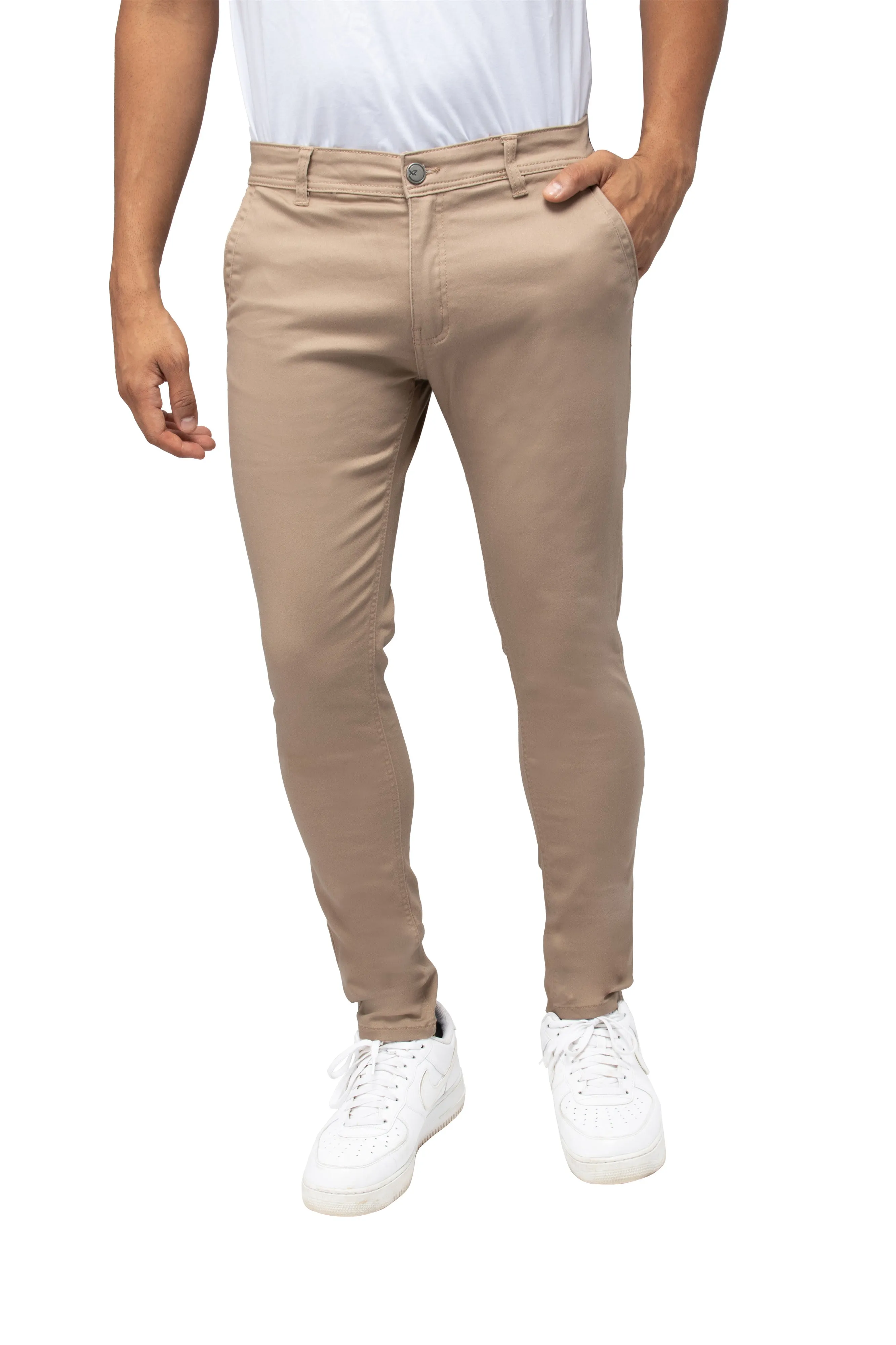 X RAY Men's Slim Fit Stretch Colored Five Pocket Denim Commuter Pants Big & Tall Available